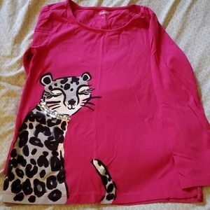 Gymboree Girl's Leopard long sleeve shirt